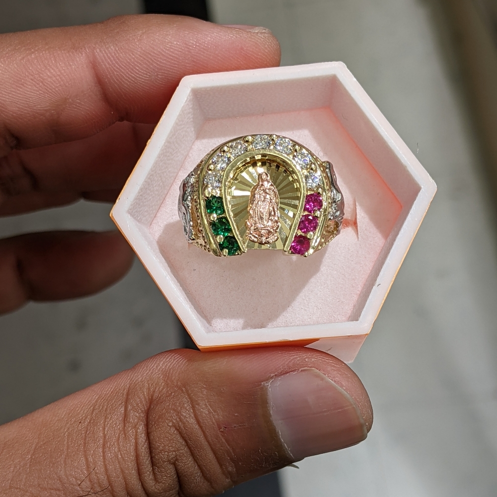 14kt Real Solid Gold Ring For Men - image 1